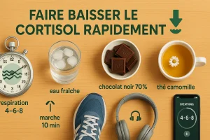 comment faire baisser cortisol rapidement