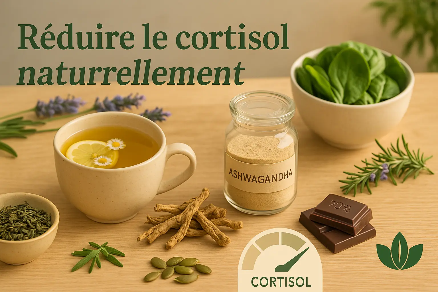 Quels sont les produits naturels pour diminuer le cortisol ?