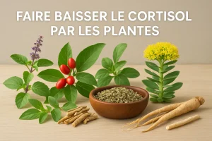 faire baisser le cortisol par les plantes
