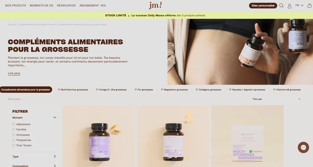 Jolly mama page site