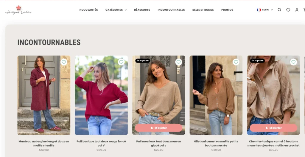 horizons lointains catalogue