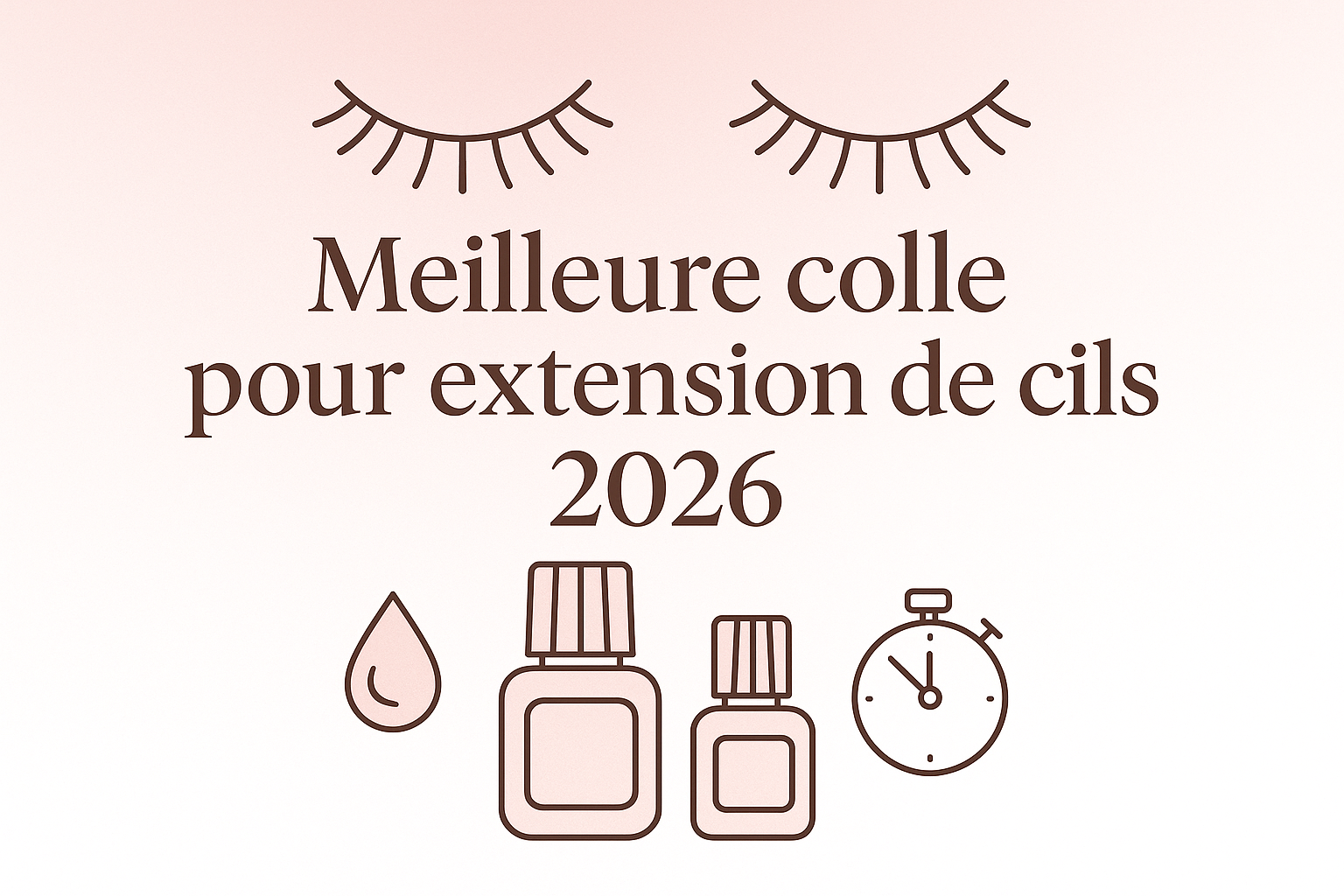 Quelle est la meilleure colle pour extension de cils en 2026 ? Guide pratique et conseils