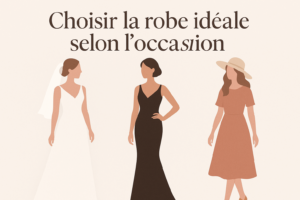 Illustration mode Choisir la robe idéale selon l’occasion mariage soirée casual