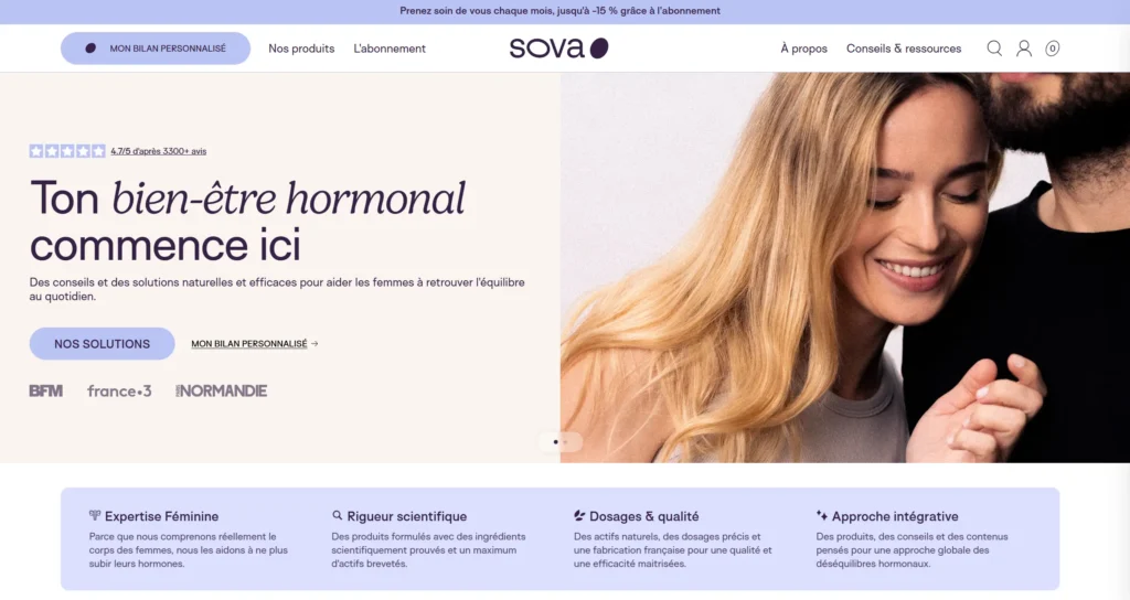 sova page site