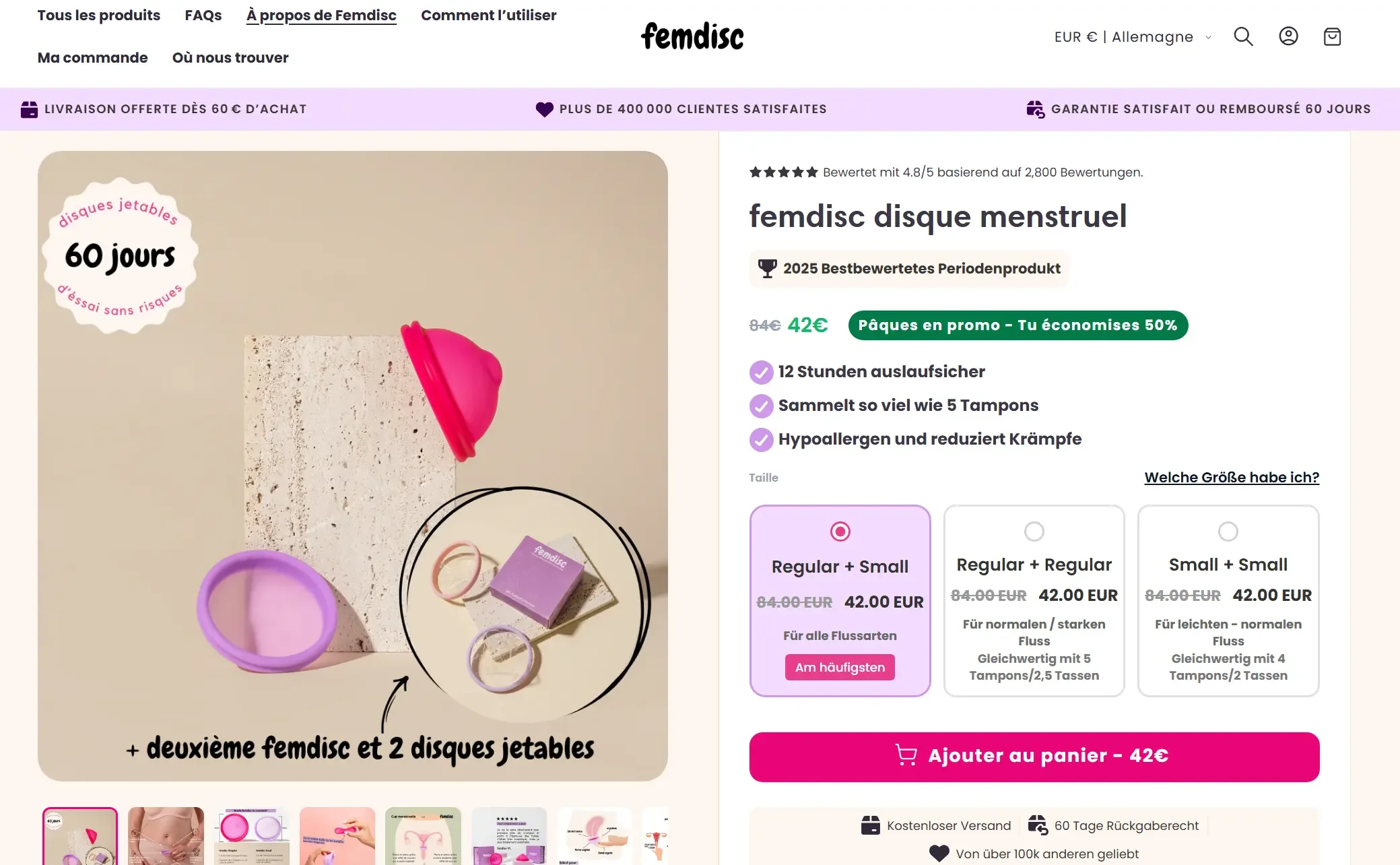 Femdisc avis complet sur le disque menstruel et les probiotiques