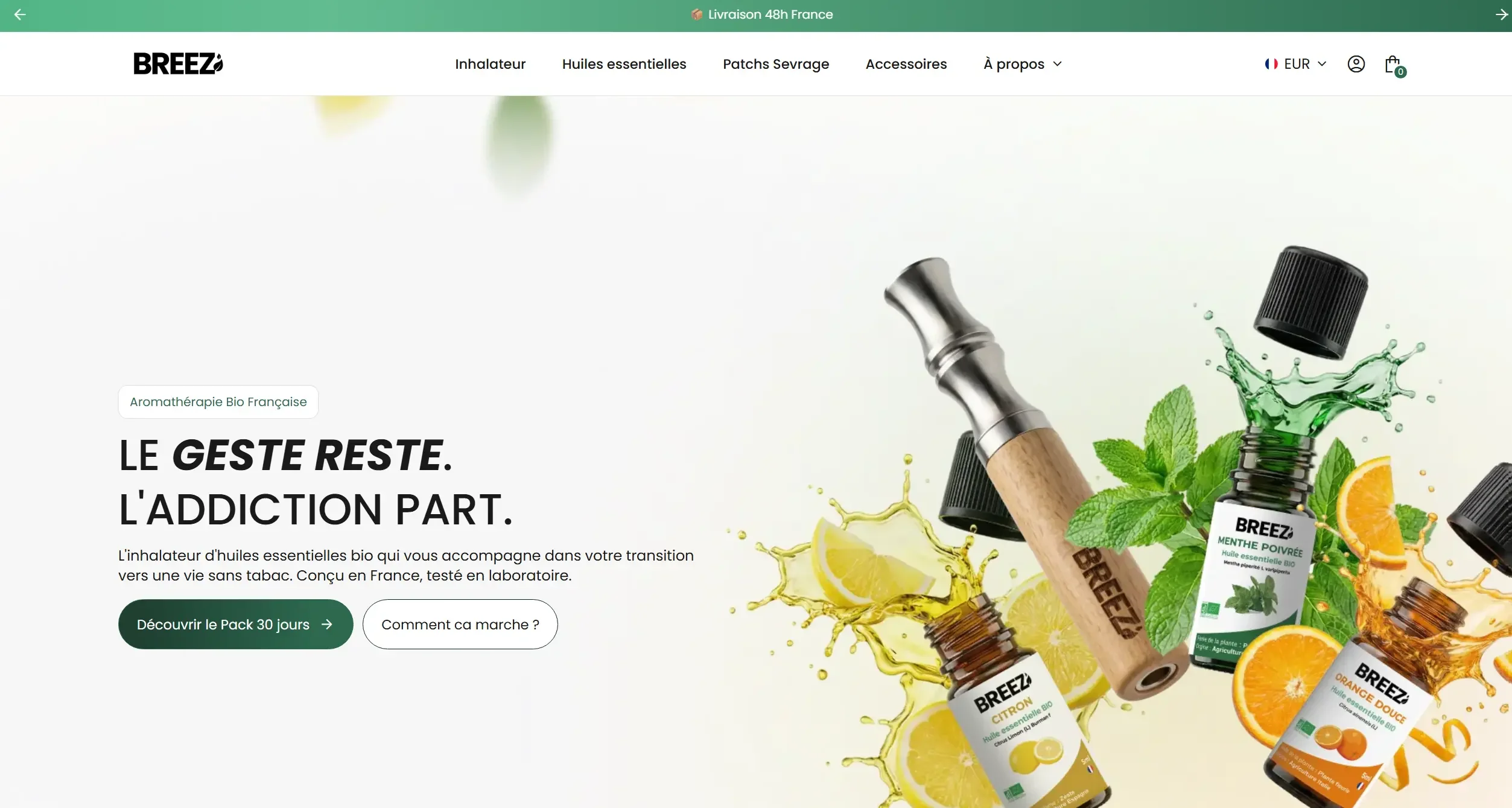 Breez Stick avis complet sur son efficacité réelle pour arrêter de fumer