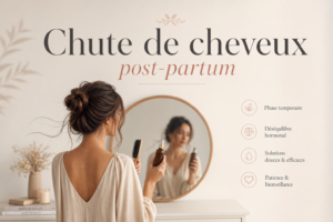 Chute de cheveux post-partum chez une jeune mère